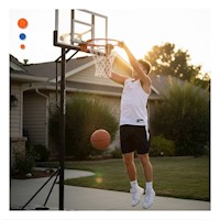 Estructura de Basquet con Soporte Negro para Juegos en Casa