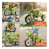 Transporte Infantil Verde con Pedales para Desarrollo Motor Y+Post It
