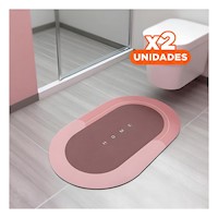 Pack2 Estera Ligera Home Rosado Funcional y Suave Perfecta para Cualquier Area Y+Regalo Sticker