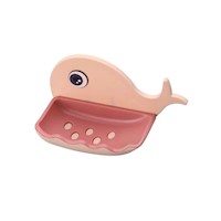 Soporte Ballena Porta Jabon Practico para Uso Diario en Cocina Rosado Y+Papel Regalo