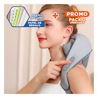 Pack2 Herramienta Ergonomica de Cuello y Hombros Caja Roja para Uso Personal Y+Papel Regalo