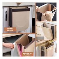Contenedor Multiuso Beige Plegable Liviano y Resistente Diario Y+Post It