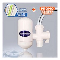 Pack12 Base De Agua Blanco para Hogar con Purificacion Confiable Y+Papel Regalo