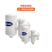 Pack2 Soporte De Agua Blanco para Hogar con Purificacion Continua