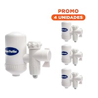 Pack4 Version De Agua Blanco para Hogar con Sistema Limpio Y+Regalo Sticker