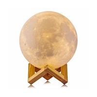 Casa Humidificante con Iluminacion Lunar para Espacios Interiores Y+Papel Regalo