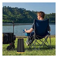 Banqueta Funcional Plegable con Seguro Portatil para Interior Amarillo Y+Ligas Regalo