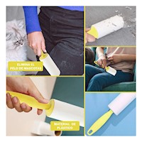 Quitapelusa en Rodillo Practico para Superficies de Tela Amarillo Pro Y+Post It