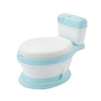 Resistente Inodoro Infantil Celeste para uso diario en casa con diseno estable Y+Papel Regalo