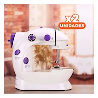 Pack2 Equipo Domestico de Coser para Arreglos de Ropa y Costura Diaria Y+Regalo Sticker