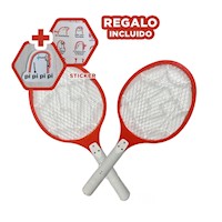 Aparato Mosquitera Manual con Diseño Seguro para Uso Diario Rojo Y+Regalo Sticker