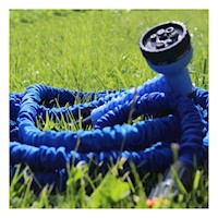 Suministro Expandible de 22 Metros Azul para Riego Diario