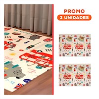 Pack2 Carpeta Suave de Decoracion para Casa Sala Dormitorio Infantil Hogar