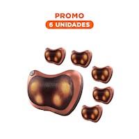 Pack6 Respaldo de Masaje Electrico para Espalda y Lumbar en Casa