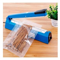 Herramienta Ligera para Mantener Bolsas Cerradas Azul 54x14cm Y+Ligas Regalo