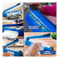 Herramienta Profesional para Sellado de Paquetes Azul 54x14cm Y+Post It