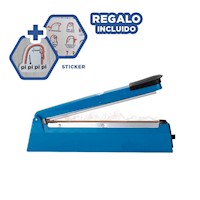 Herramienta Practica para Cerrar Bolsas de Forma Confiable Azul Y+Regalo Sticker