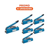 Pack6 Aparato Compacto que Protege Bolsas y Objetos Azul 54x14cm