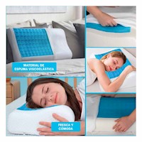 Formato Cervical Ortopedico con Gel para Sueno Estable y Mejor Alineacion Y+Post It