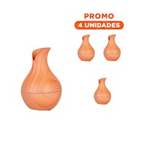 Pack4 Pieza Natural Aromatica en Madera Claro para Hogar Y+Regalo Sticker