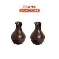 Pack2 Ambientador para Decoracion de Casa con Estilo Natural en Madera Oscuro