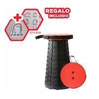 Apoyo Ideal para Uso en Hogar Oficina y Terraza Rojo Y+Regalo Sticker