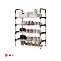 Organizador Vertical 4 Niveles Compacto y Comodo y Seguro Negro Y+Papel Regalo