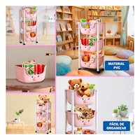 Modulo Kawaii 3 Niveles Compacto y Versatil Estilo Chancho Rosado Y+Post It