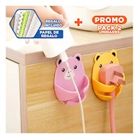 Pack2 Equipo de Gancho Dibujos Animados de Estilo Activo en su Vivienda Y+Papel Regalo