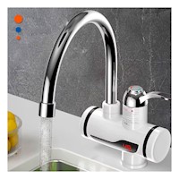 Llave Calentadora de Agua Color Blanco con Control Suave para Cocina y Hogar