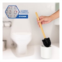 Contenedor Compacto 6 Piezas Blanco Material Resistente y Ligero Para Casa Y+Regalo Sticker