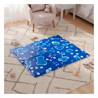 Base Texturizada Suave Estilo Burbujas 40x60cm M Azul Y+Papel Regalo