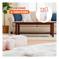 Pack4 Absorbente Suave y Seguro para Uso Diario del Perro Hembra M Rosado Y+Regalo Sticker