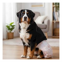 Protector con Cierre Seguro y Buen Soporte Perro Hembra Talla XL Rosado