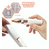 Removedor Electrico de Cejas Blanco Recargable Portatil Y+Regalo Sticker