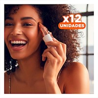 Pack12 Solucion Portatil de Cejas Blanco Recargable para Depilacion