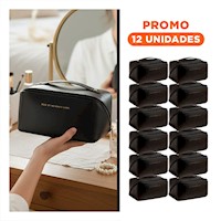 Pack12 Version Negra de Maquillaje Elegante para Viaje Y+Regalo Sticker