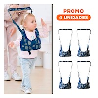 Pack4 Arnes Regulable Bebe Azul Diseño Ballena Seguro y Comodo Y+Regalo Sticker