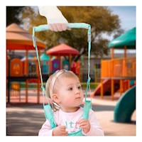 Faja Regulable Bebe Verde Agua Diseño Ballena Ligera y duradera