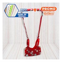 Pack6 Andador infantil Bebe Rojo Diseño Ballena Comodo y Duradero Y+Papel Regalo