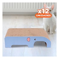 Pack12 Estructura Creativa Elefante en Color Marron con Base Estable Y+Papel Regalo