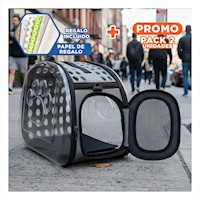 Pack4 Maleta Practica para Traslados Urbanos 46x22x35cm Plomo