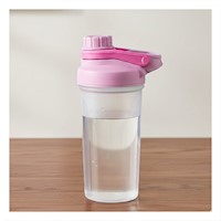 Bidón Tomatodo Shaker 500ml Rosado Portátil para Hidratación Diario Y+Regalo Sticker