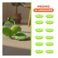 Pack12 Chaleco Pet Verde con Alitas Pequenas Ligero y Ajustable