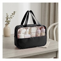 Estuche Rectangular con Asas para Viaje Negro Practico y Seguro