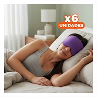 Pack6 Gorro para Dolor de Cabeza Morado Comodo Y+Papel Regalo