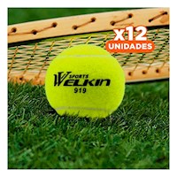 Pack12 Pack 3 Pelotas de Tenis Tennis Balls para Cancha Interior