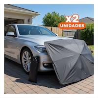 Pack2 Cobertor Interior Plegable para Parabrisas con Diseno Expandible Y+Regalo Sticker