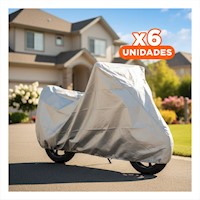Pack6 Capas Ajustables para Moto de Uso Diario Y+Papel Regalo