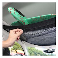 Compartimento Superior Negro para Almacenamiento Interior de Automovil Y+Papel Regalo